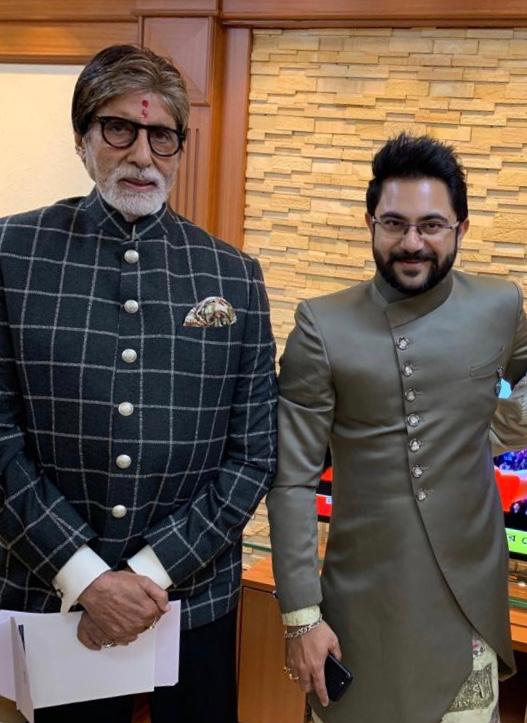 Soham Chakraborty with Amitabh Bachchan